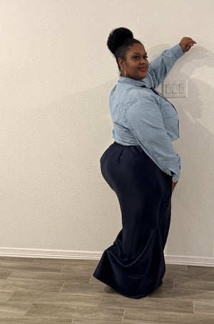Satin Maxi Skirt